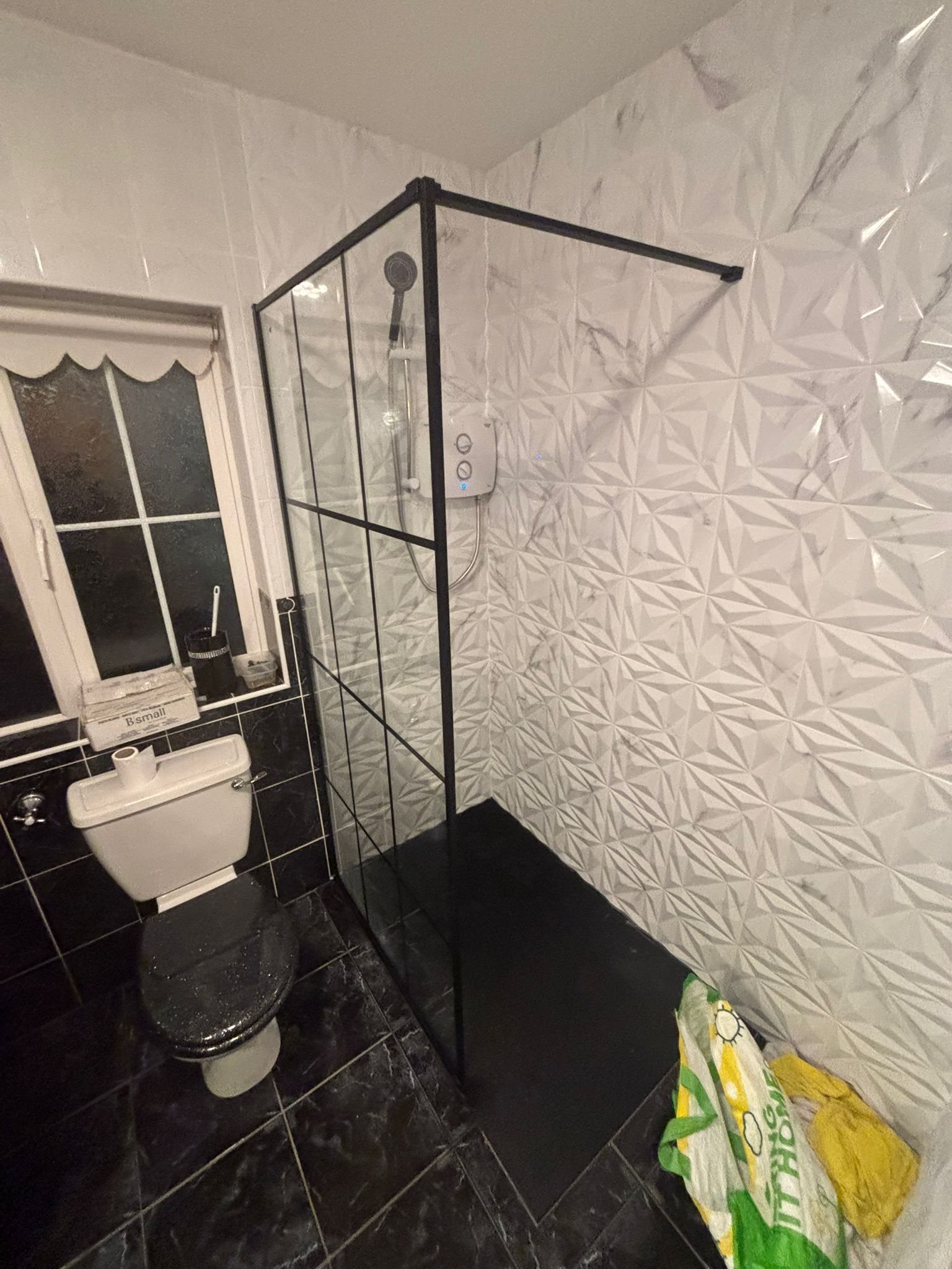 Walk-in shower installation in Ballincollig Cork