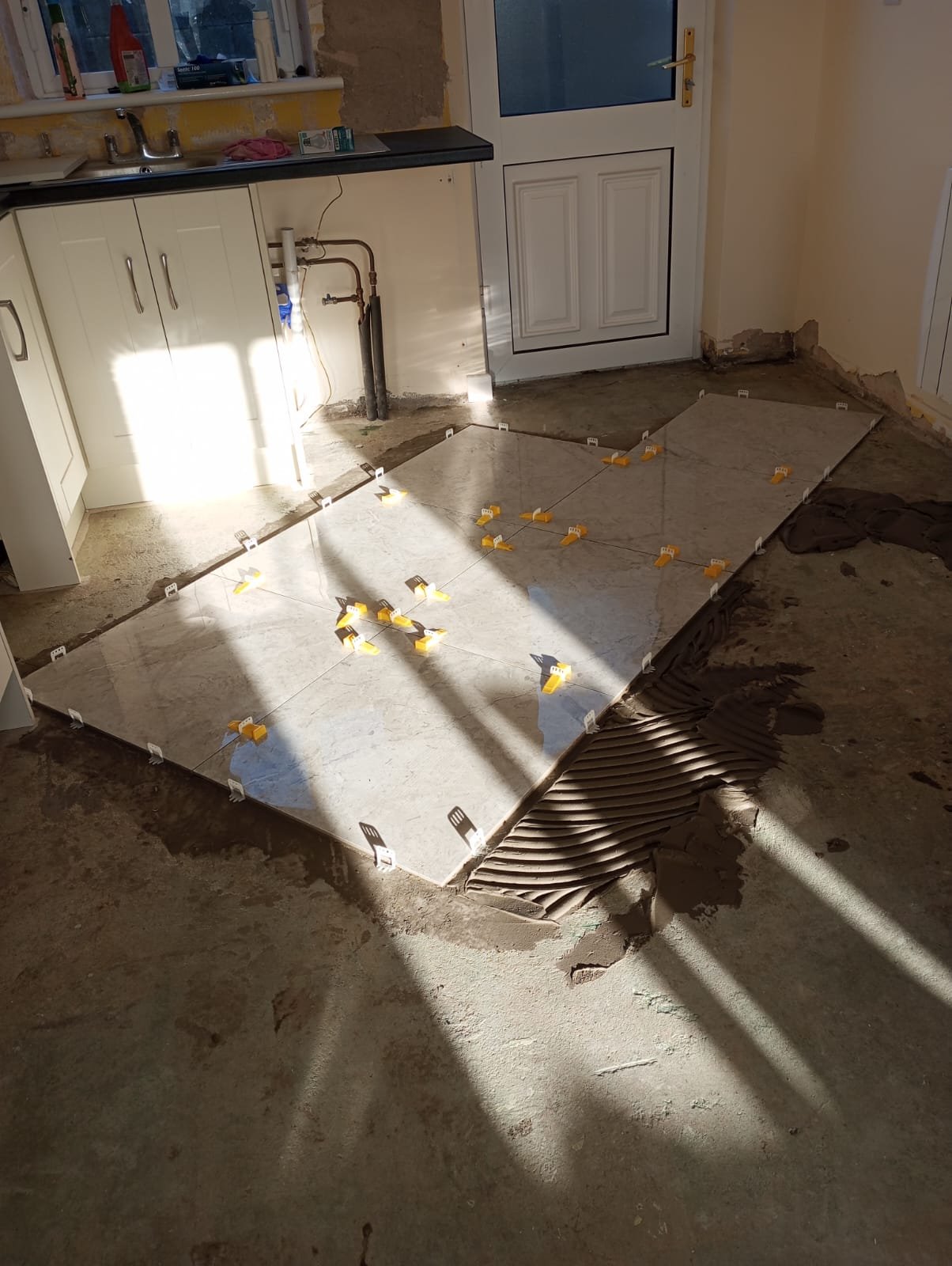 Tiled floor and walls in a Carrigaline bathroom, Cork