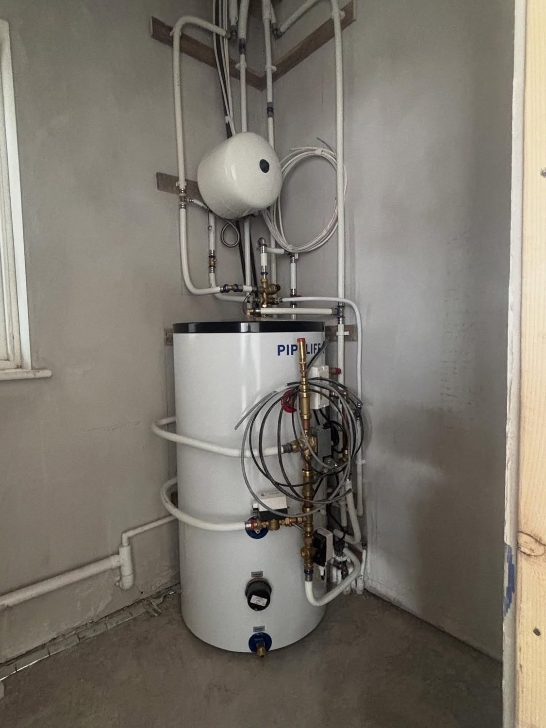 New hot water cylinder installation in Cork