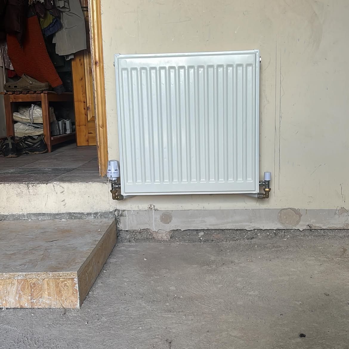 New panel radiator installation in Cork